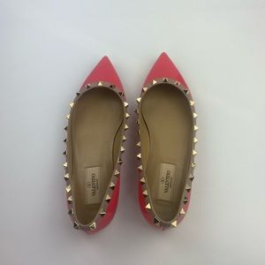 Valentino Rockstud Point Flats